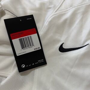 Nike White Youth Unisex Tee